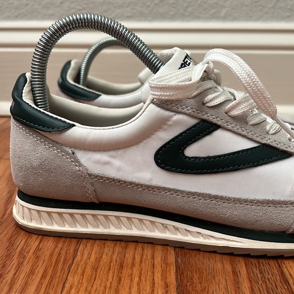 Tretorn Rawlins 2.0 Casual Sneakers White / Cream / Green Women's 8 - Picture 3 of 16